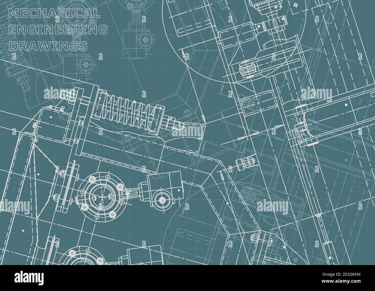 Sketch. Vector Engineering Illustration. Corporate Identity. Instrument ...