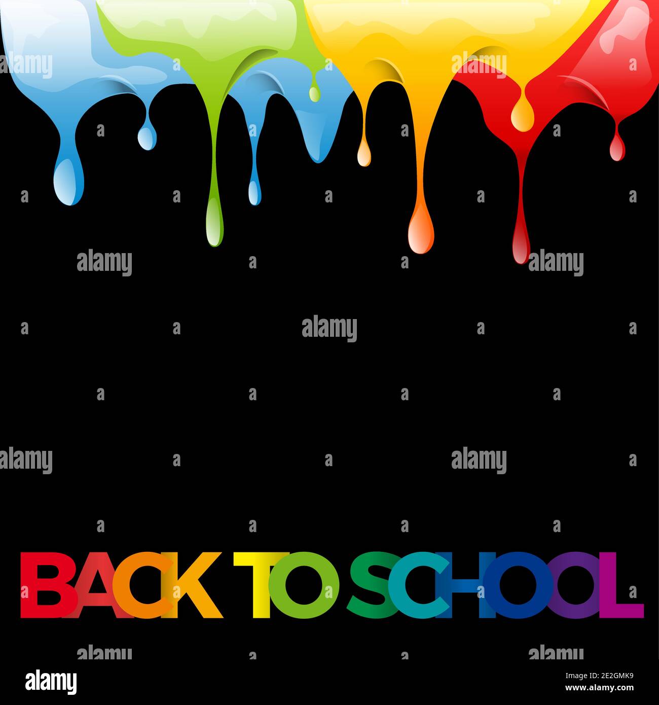 Colorful background text back Stock Vector Images - Alamy
