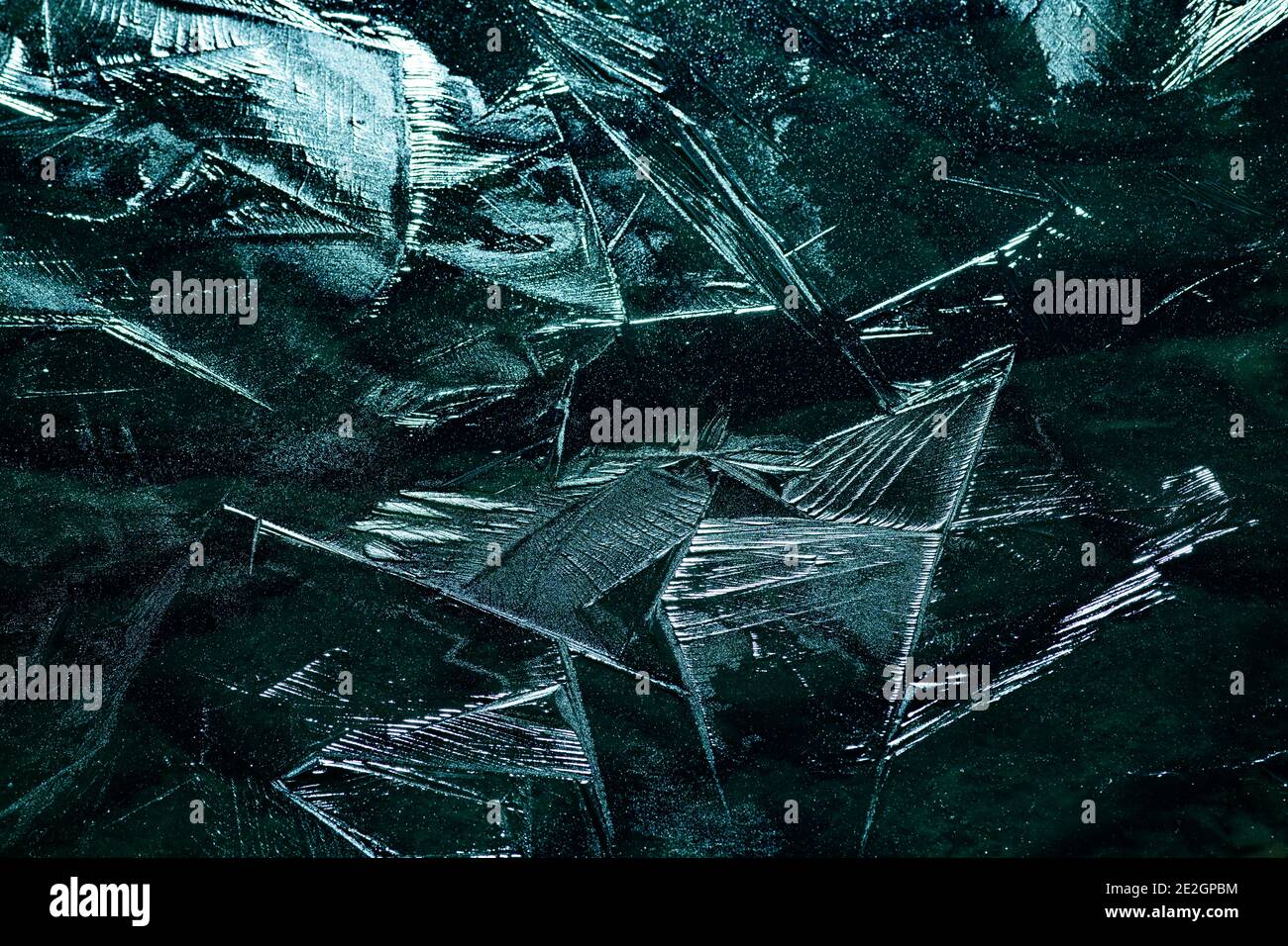dark green abstract ice texture background Stock Photo - Alamy