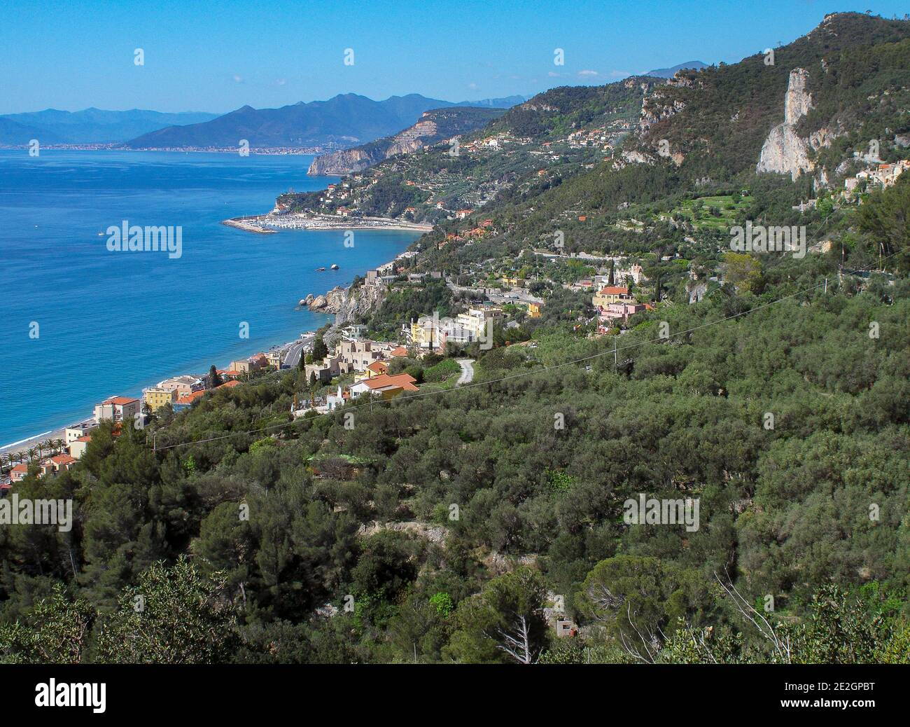 Italy Liguria Finale Ligure - the Coast Stock Photo