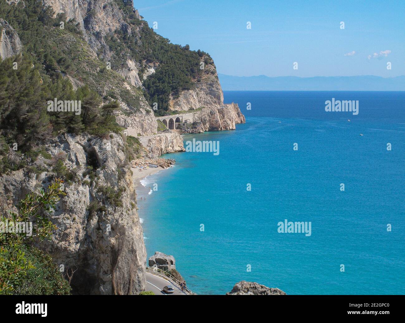 Italy Liguria Finale Ligure - The coast Stock Photo