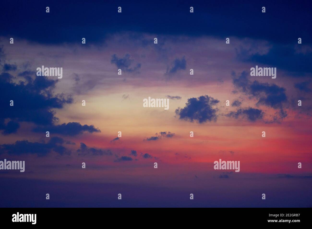 Purple sunset over sea on hi-res stock photography and images - Alamy