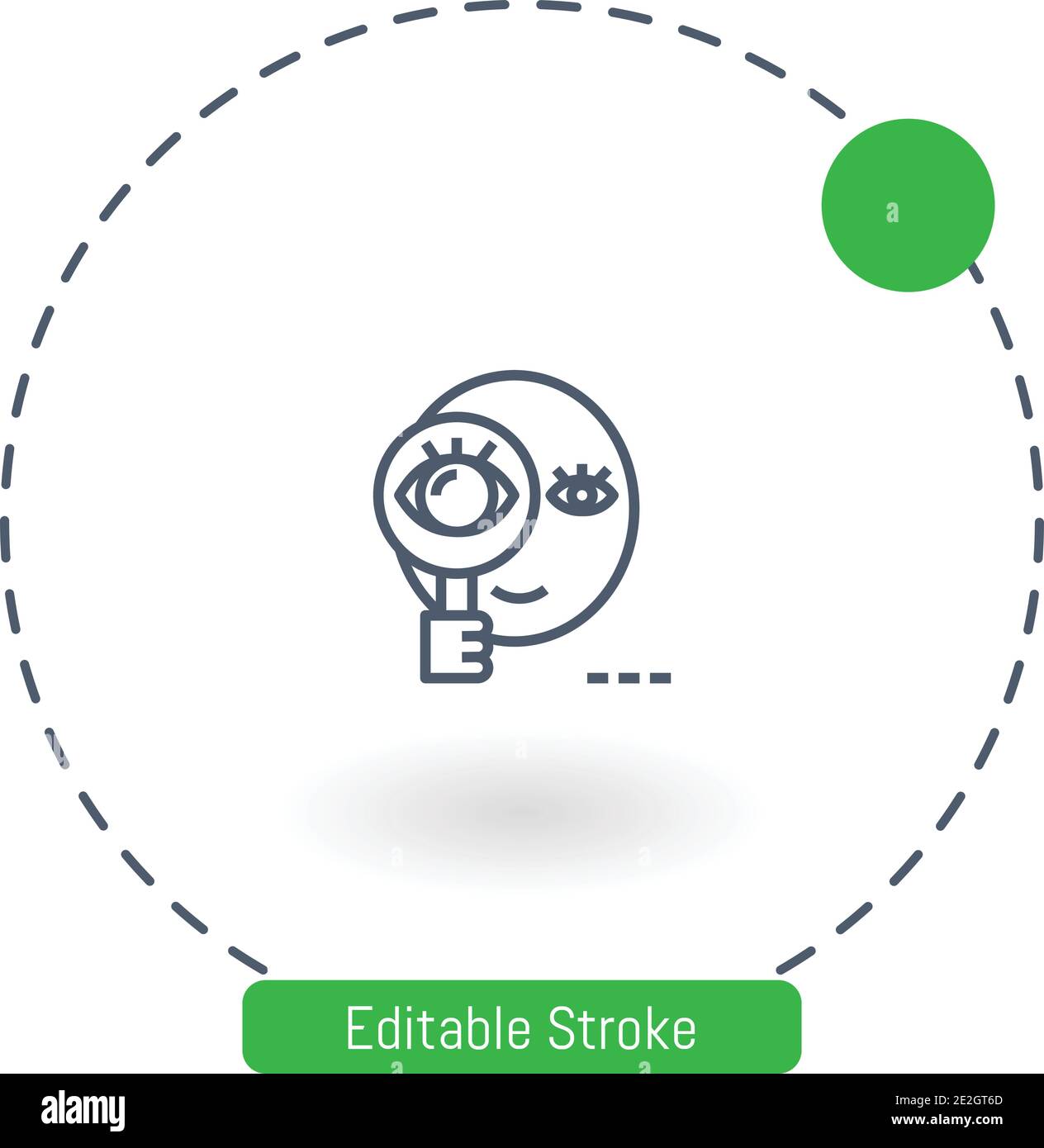 verification vector icon editable stroke outline icons for web and mobile Stock Vector