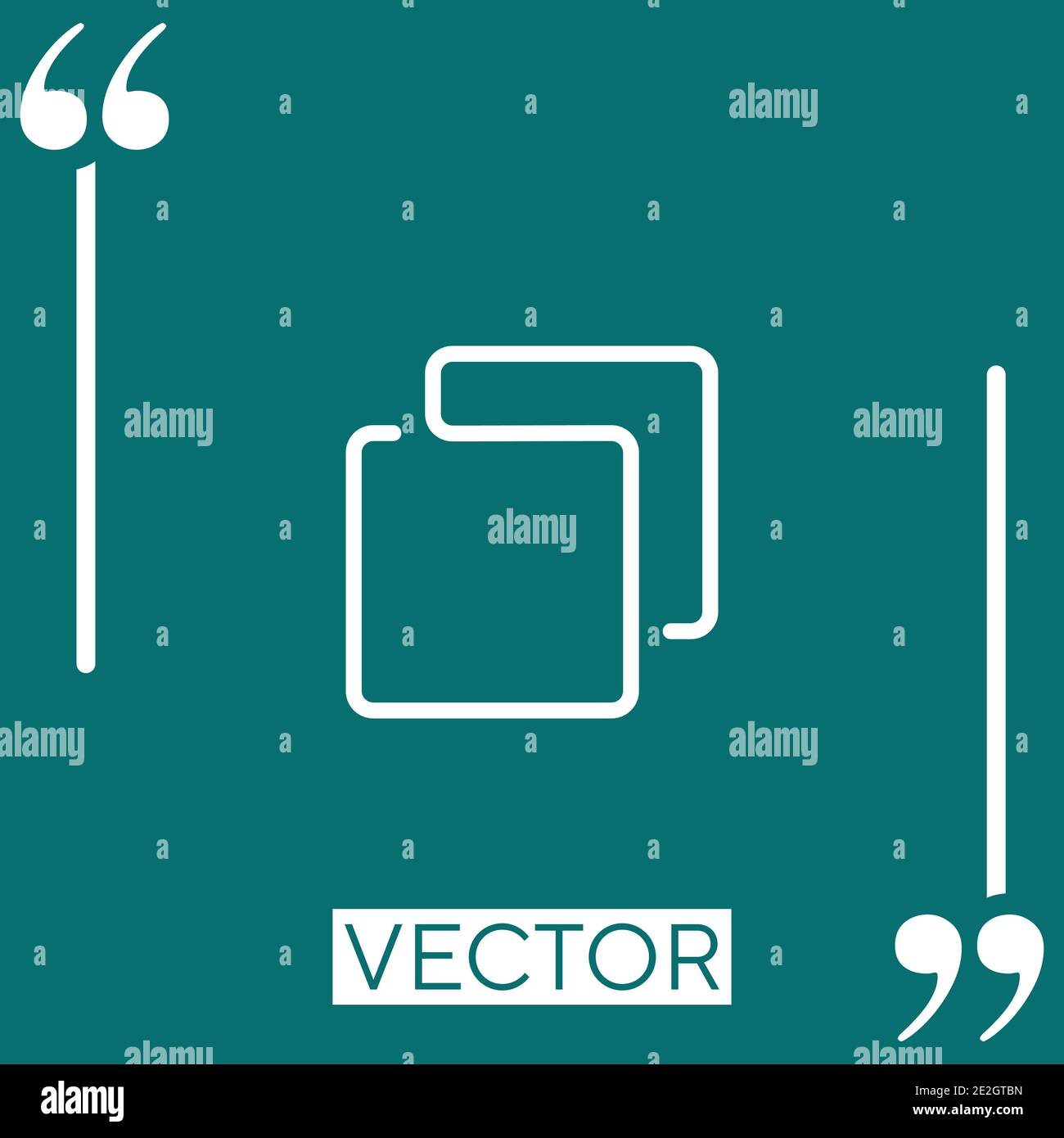 color vector icon Linear icon. Editable stroke line Stock Vector