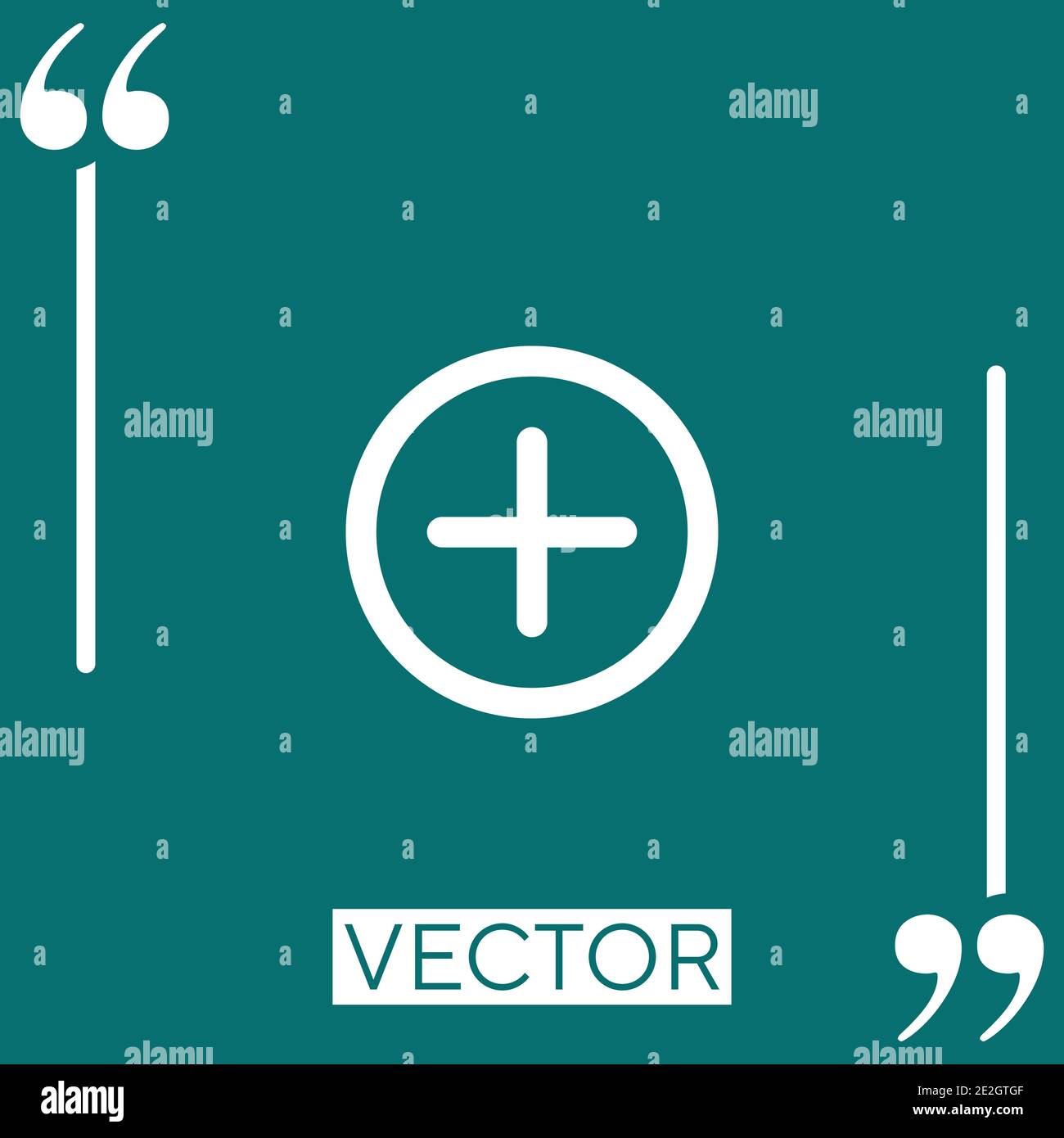 add tool vector icon Linear icon. Editable stroke line Stock Vector