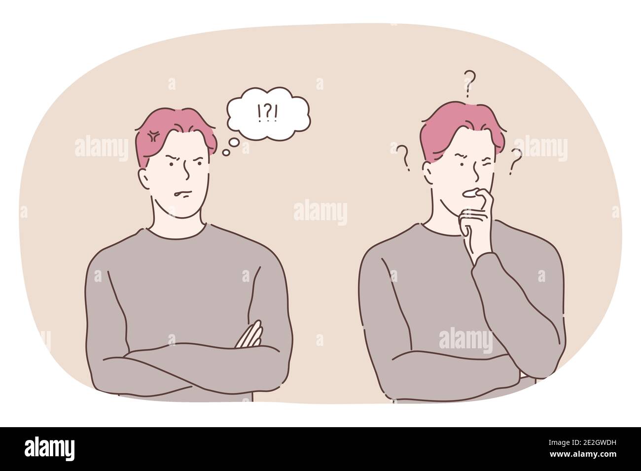 Sign language, gestures, hands communication concept Stock Vector Image ...