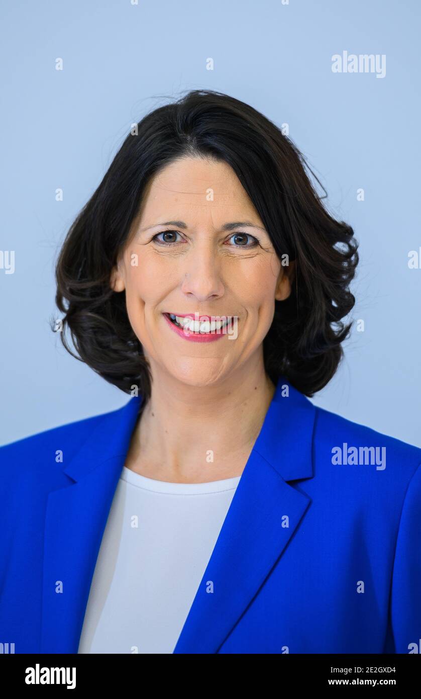 Mainz Germany 14th Jan 2021 Daniela Schmitt Fdp Top Candidate For The State Parliamentary Election Stands In The Streaming Studio At The Office Of The Fdp Rhineland Palatinate The Parties Start Their Campaigns