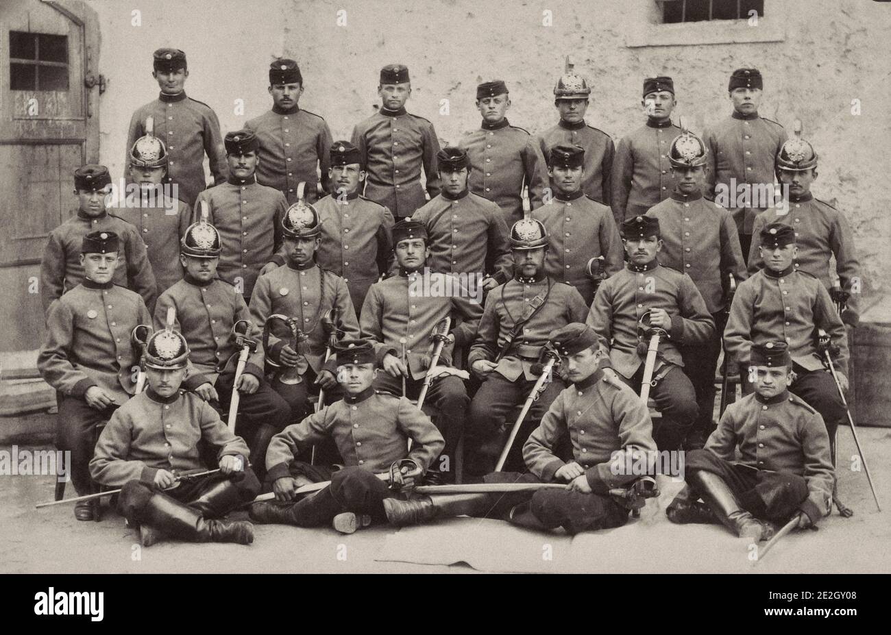 Austro-Hungarian Army at World War I. Austrian Dragons Stock Photo