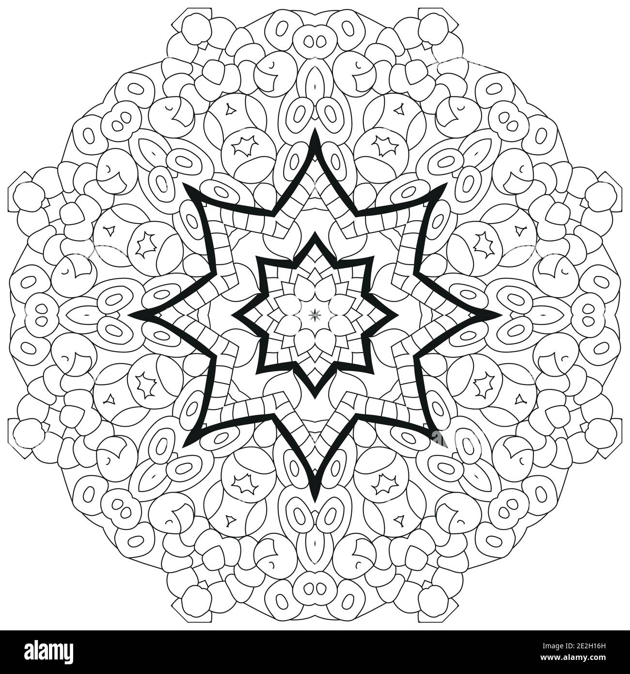 Adult coloring book Black and White Stock Photos & Images - Alamy