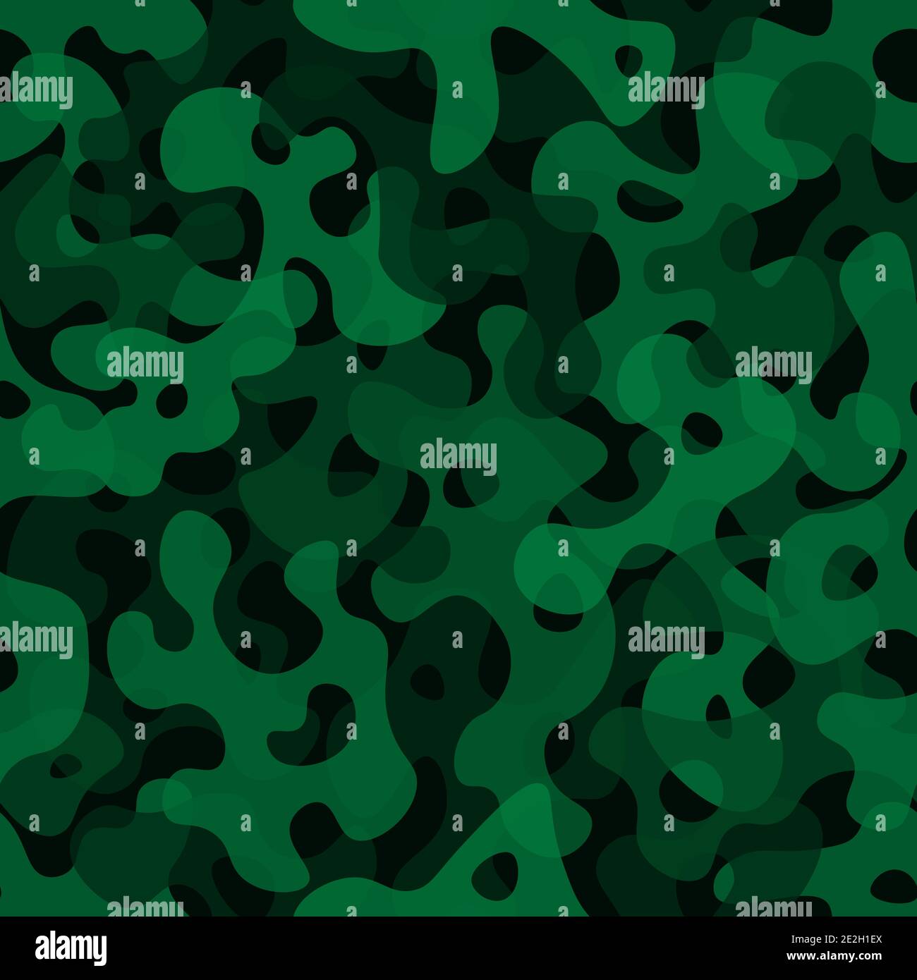Woodland green camouflage seamless pattern background vector ...