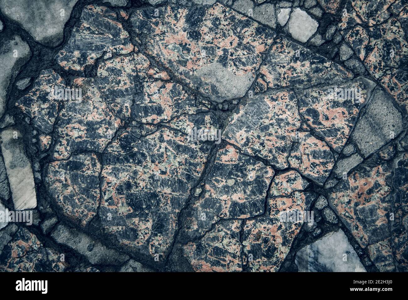 stone texture tile background patchwork Stock Photo