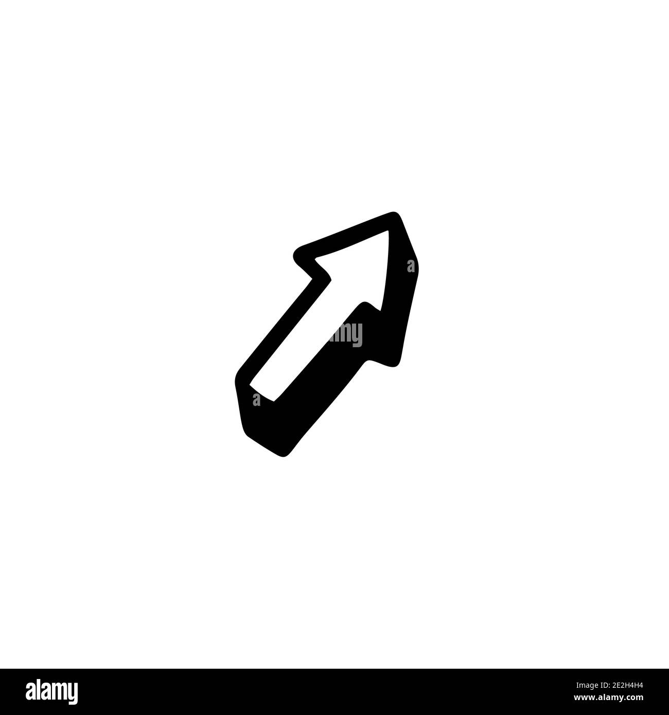 Screen cursor icon Black and White Stock Photos & Images - Alamy