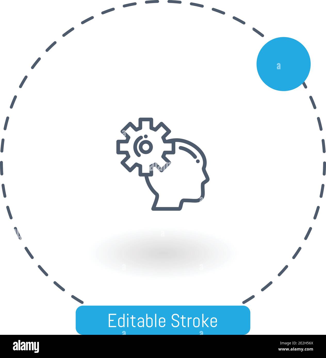 develop vector icon editable stroke outline icons for web and mobile Stock Vector
