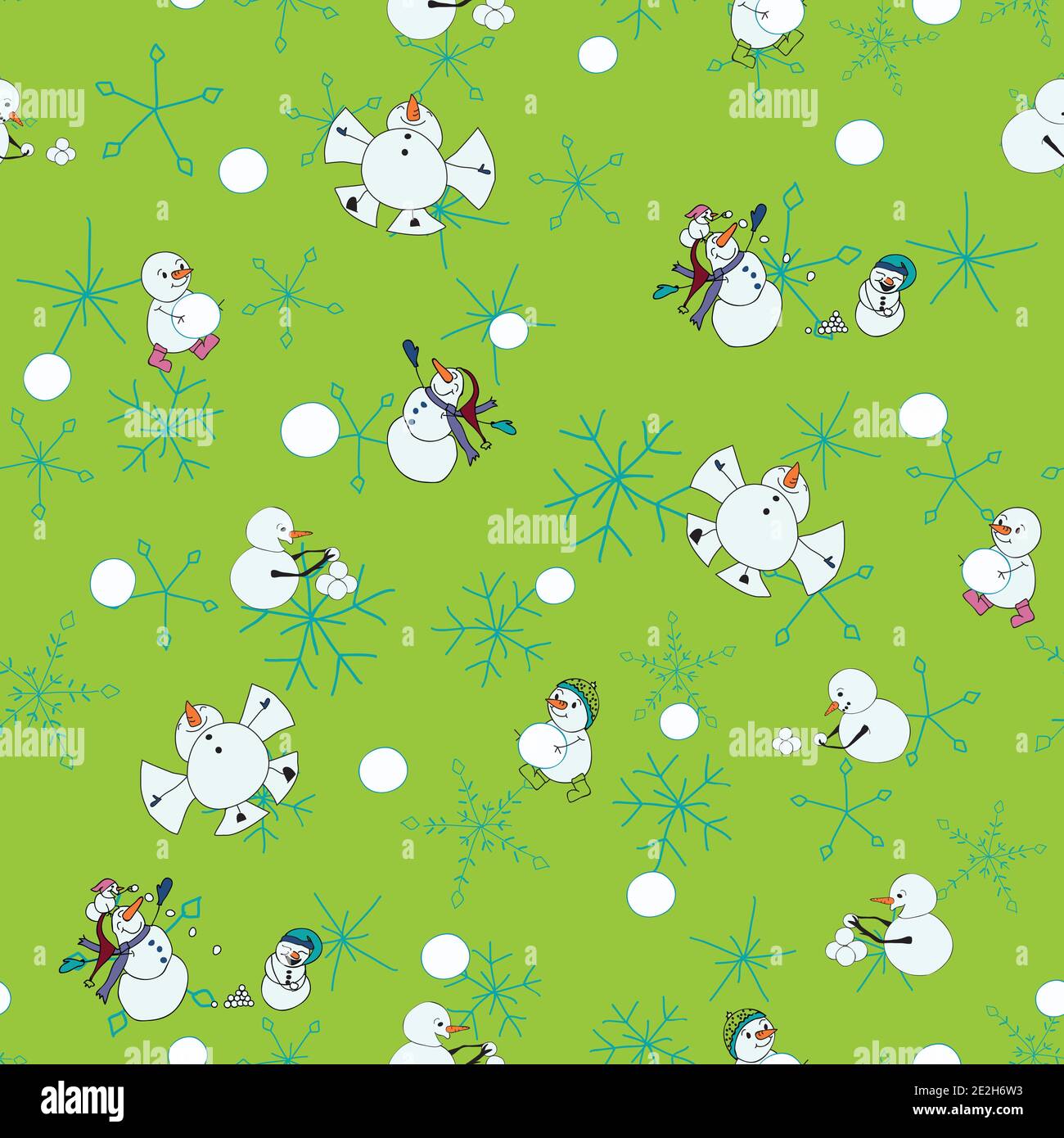 Snowman illustration snowstorm cartoon Stock Vector Images - Alamy