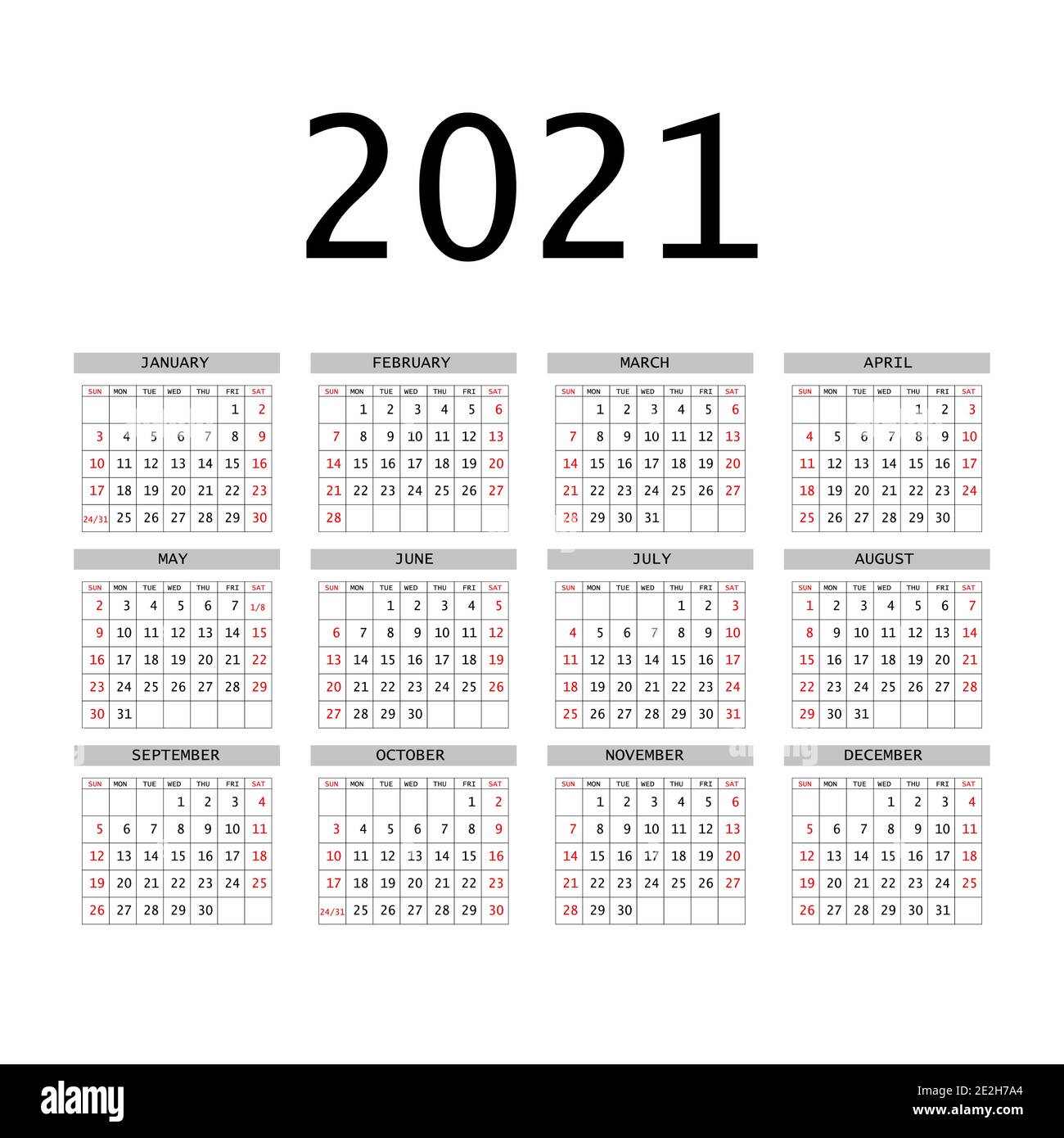 2021 calendar to print deals
