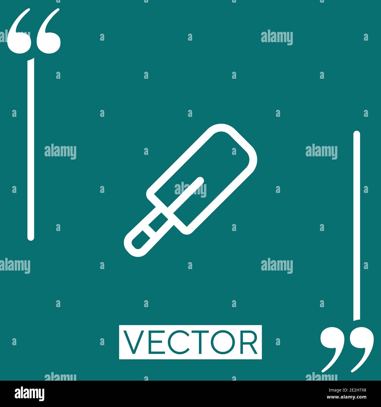cricket vector icon Linear icon. Editable stroked line Stock Vector