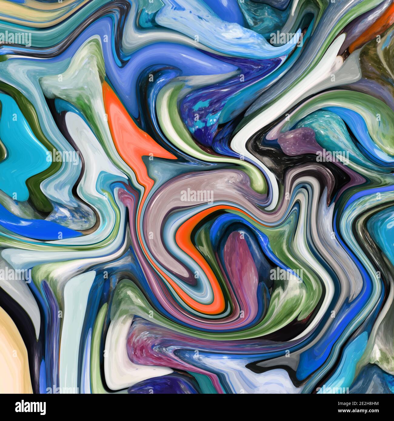 Abstract colorful liquid marble texture design background Stock Photo ...