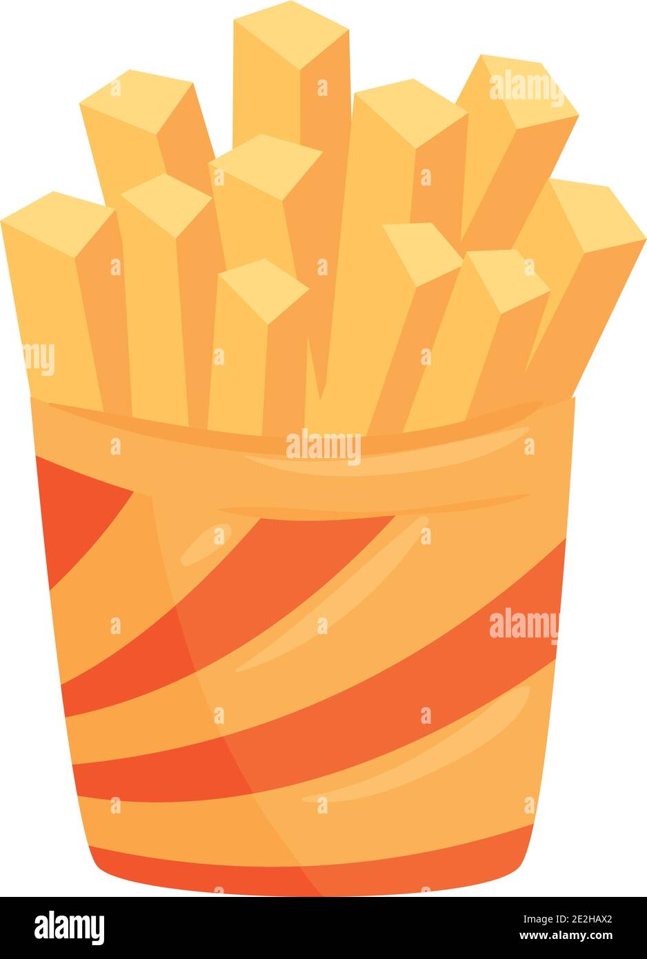 french fries isolated vector design Stock Vector