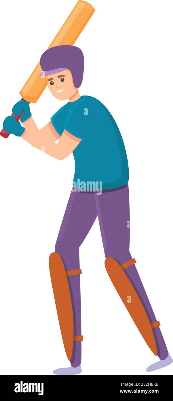 Cricket holiday game icon. Cartoon of cricket holiday game vector icon for  web design isolated on white background Stock Vector Image & Art - Alamy