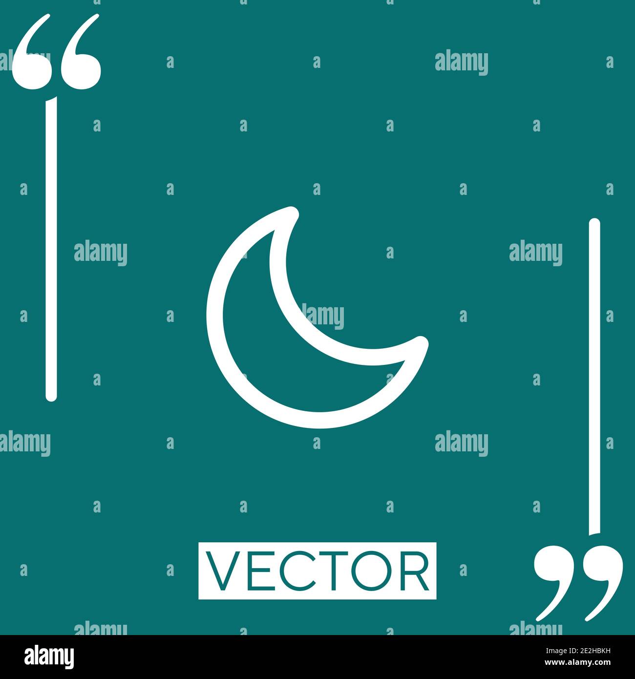 sleep mode vector icon Linear icon. Editable stroke line Stock Vector