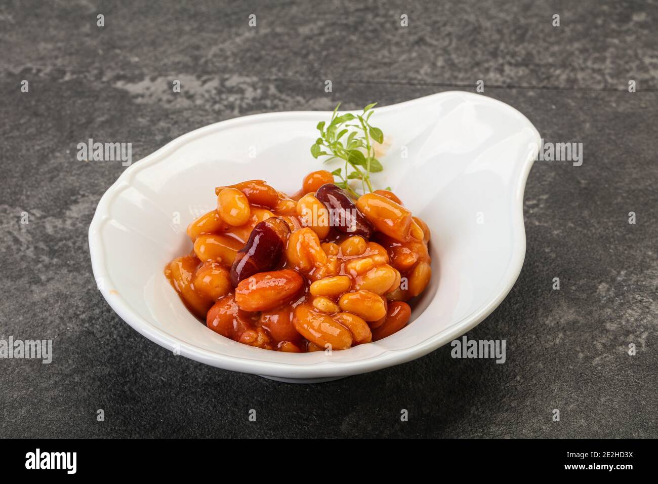Baked various kidney in tomato sauce Stock Photo - Alamy