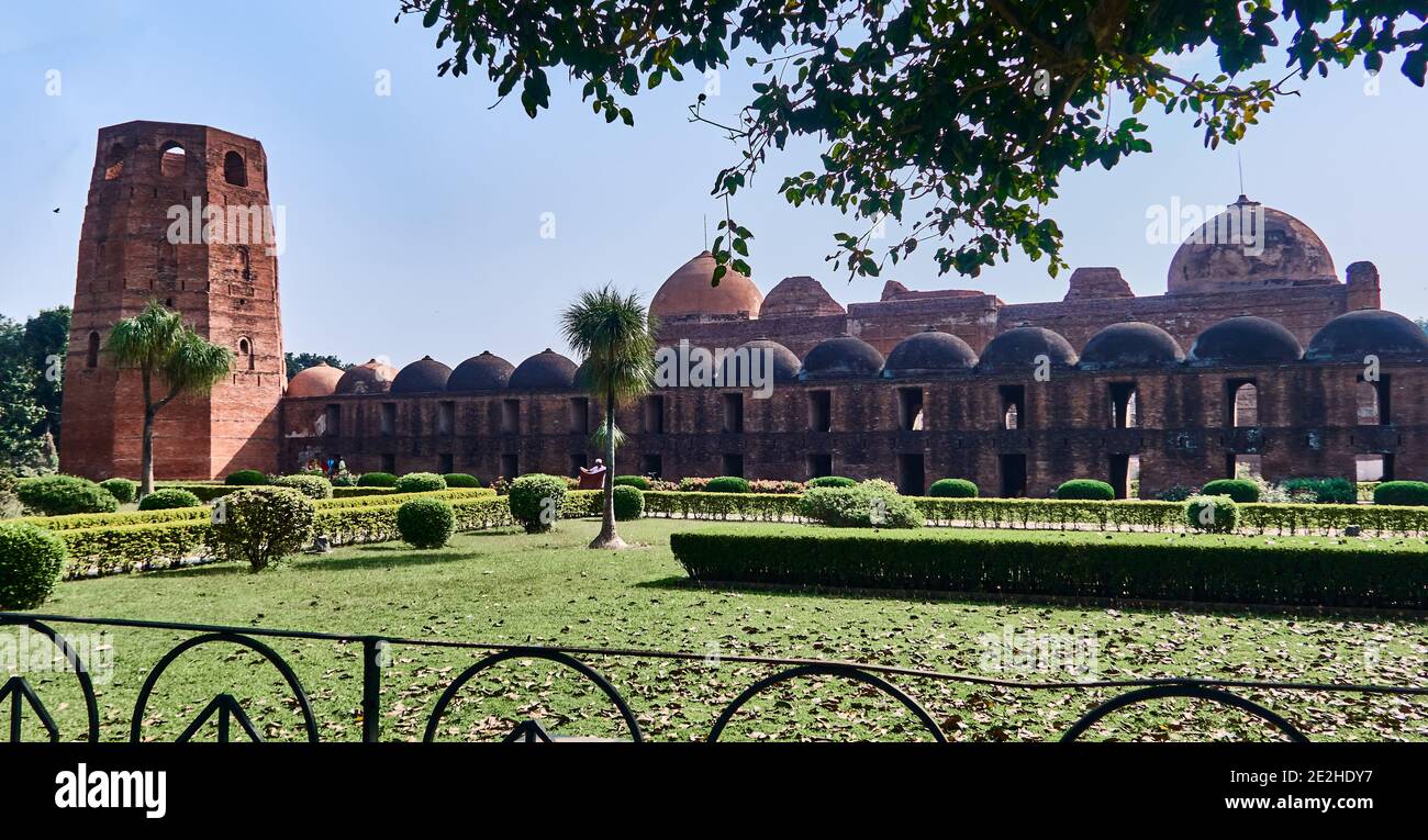 Murshidabad city. West Bengal, India. Situated in Murshidabad, the medieval capital of Bengal, Katra Mosque is a huge structure built by Nawab Murshid Stock Photo