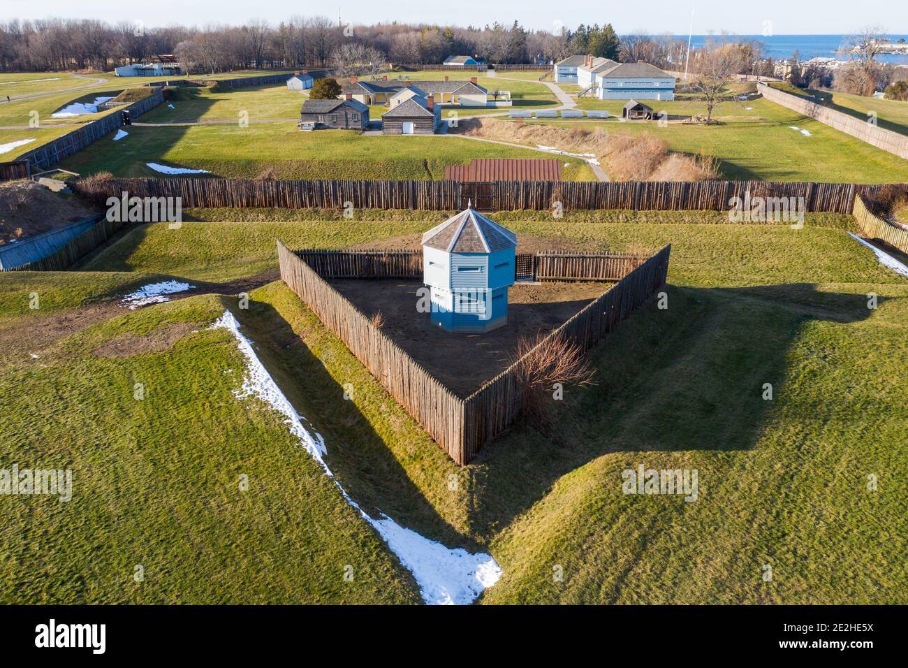Fort George National Historic Site, Niagara-on-the-Lake, Ontario, Canada Stock Photo
