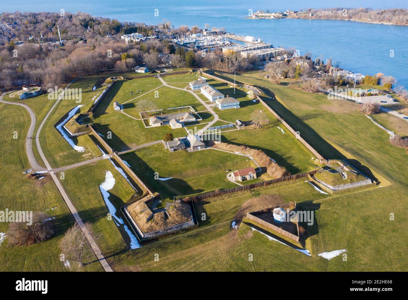 Fort George National Historic Site, Niagara-on-the-Lake, Ontario, Canada Stock Photo