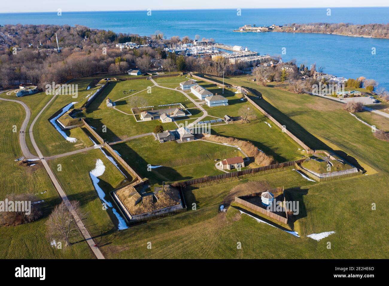 Fort George National Historic Site, Niagara-on-the-Lake, Ontario, Canada Stock Photo