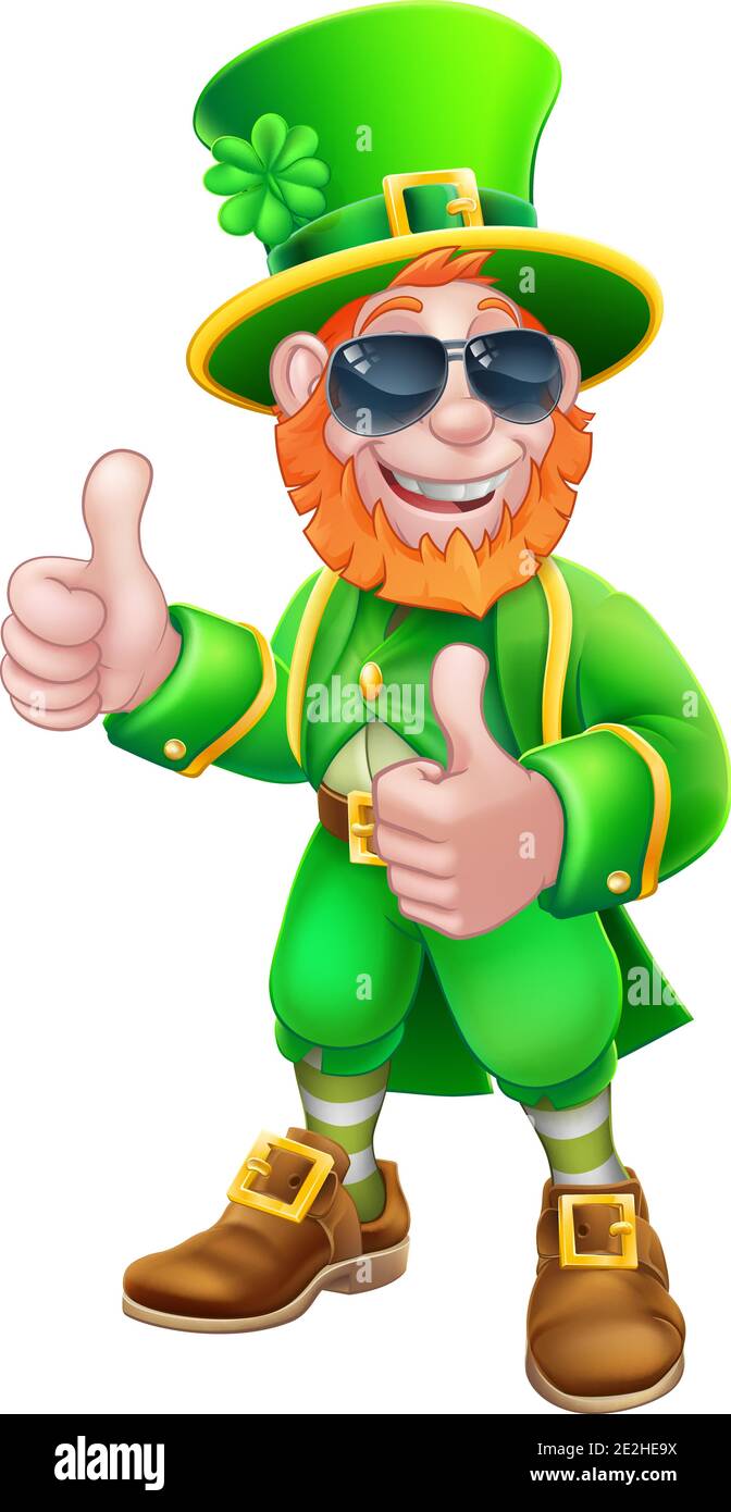 Leprechaun St Patricks Day Cartoon Character Stock Vector Image & Art ...