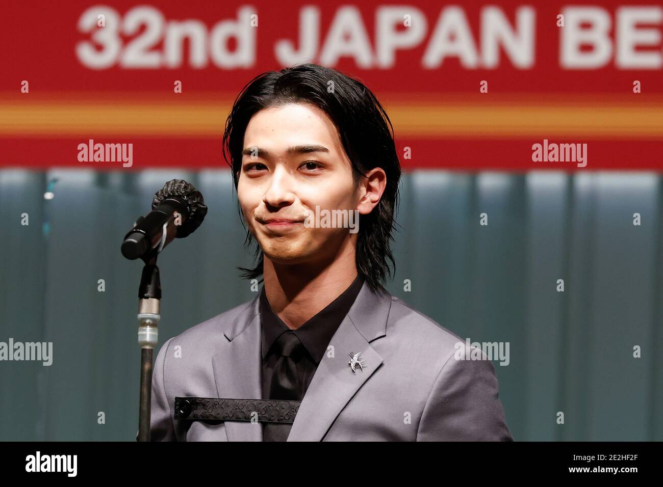 January 14, 2021, Tokyo, Japan: Actor Ryusei Yokohama speaks during the