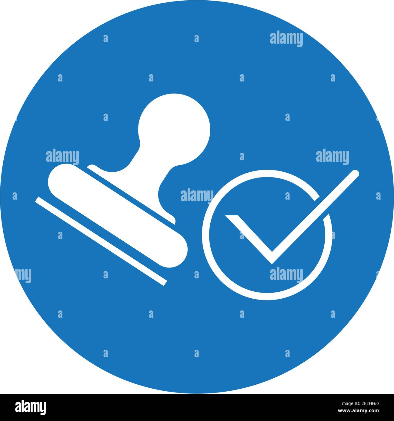 Stamp logo Icon Flat vector illustration design template Stock Vector Image & Art Alamy