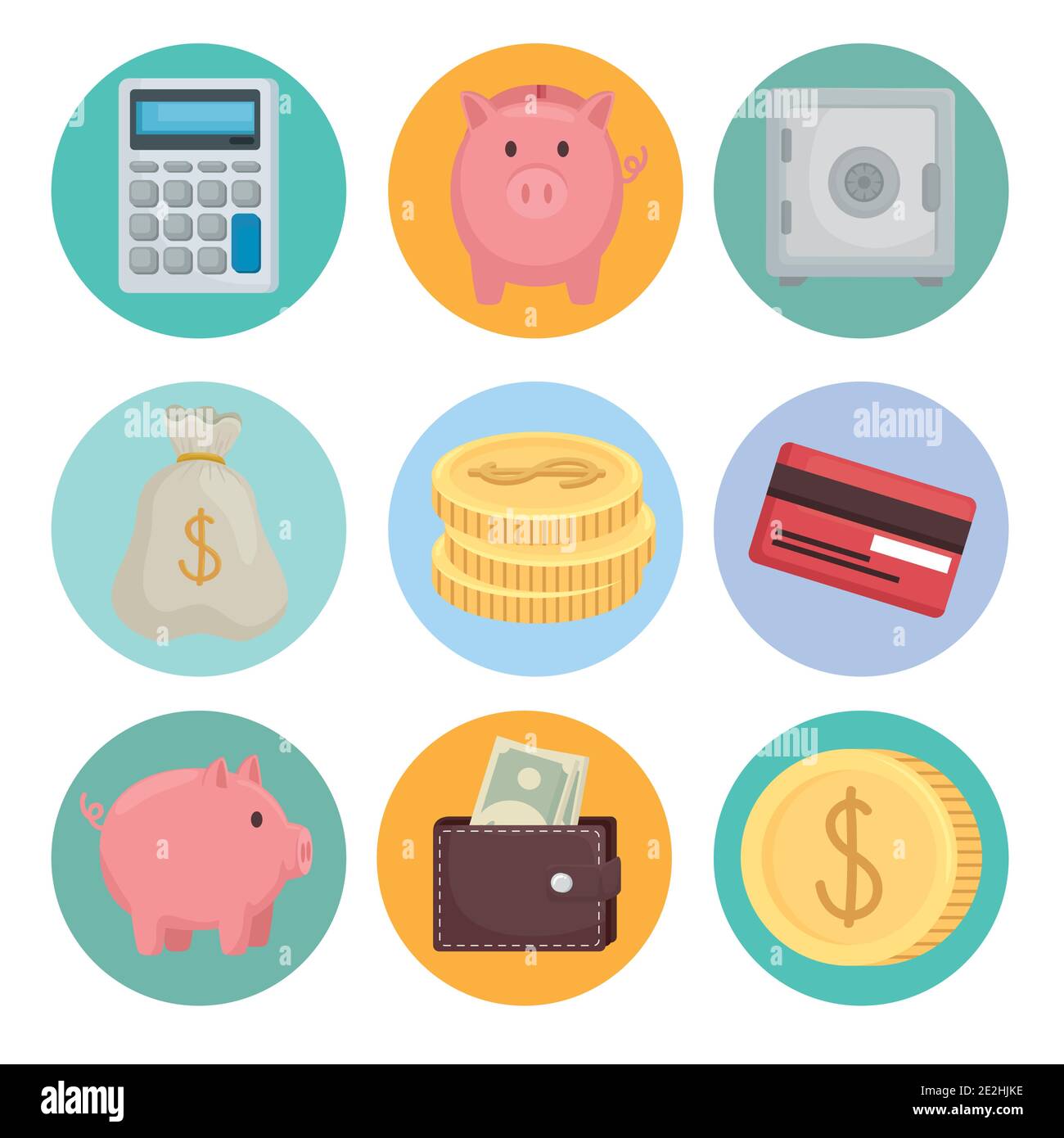 Money icon bundle vector design Stock Vector Image & Art - Alamy