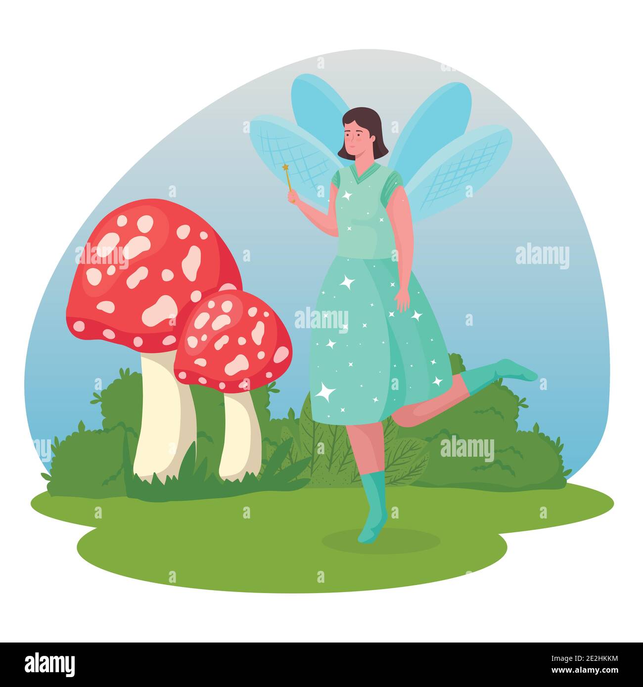 Cartoon Mushrooms High Resolution Stock Photography and Images Alamy