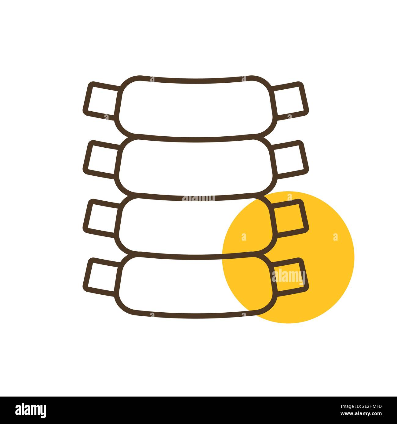 Ribs vector icon food meat. Barbecue and bbq grill sign. Graph symbol ...