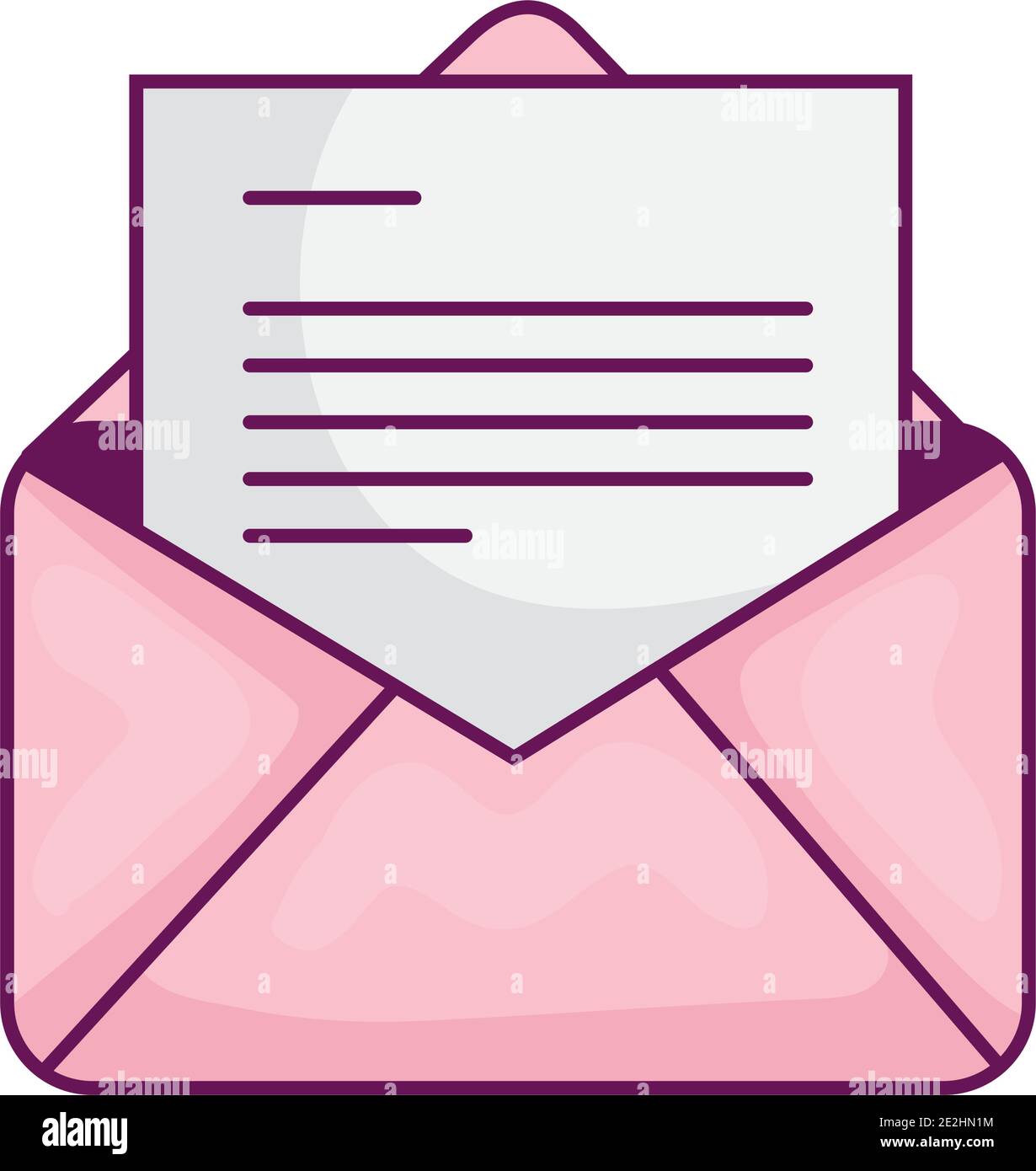 Envelope message vector design Stock Vector