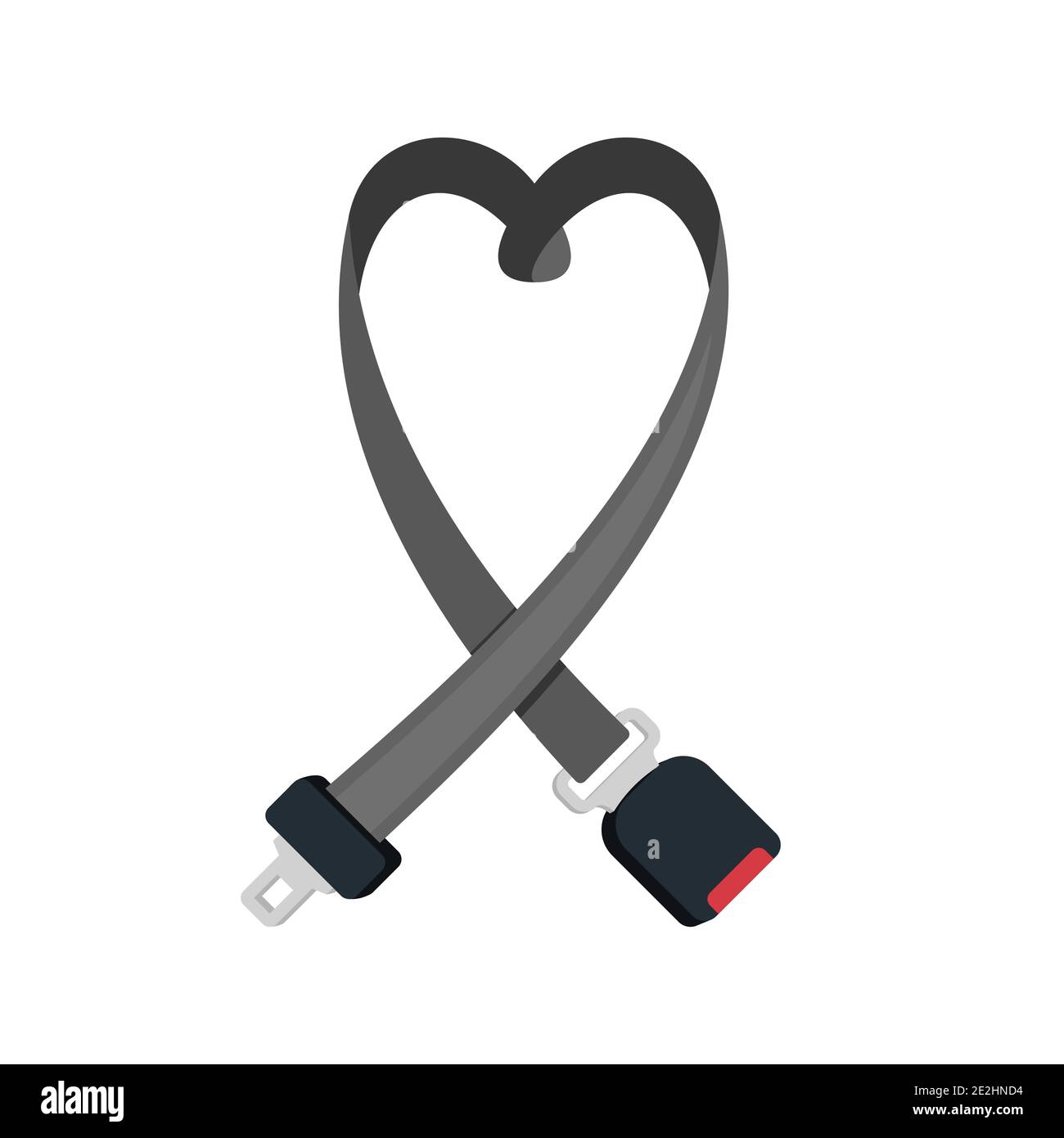 Safety auto seat belt. vector illustration Stock Vector Image & Art Alamy