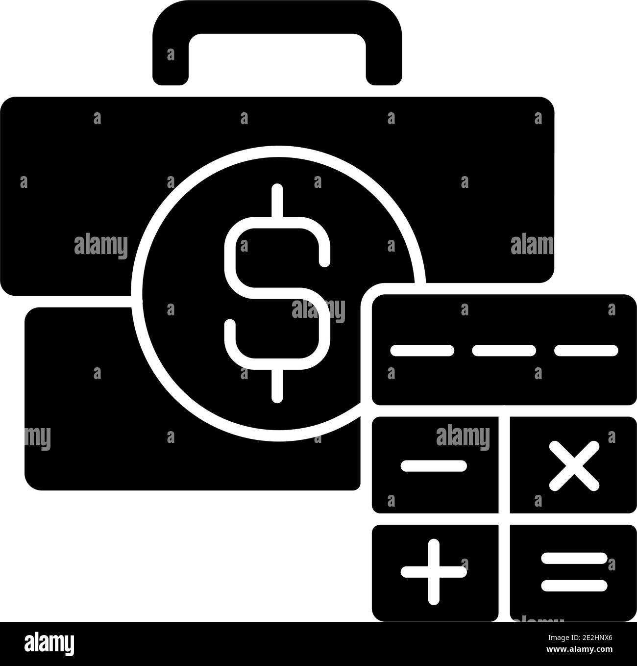 Business account black glyph icon Stock Vector Image & Art - Alamy