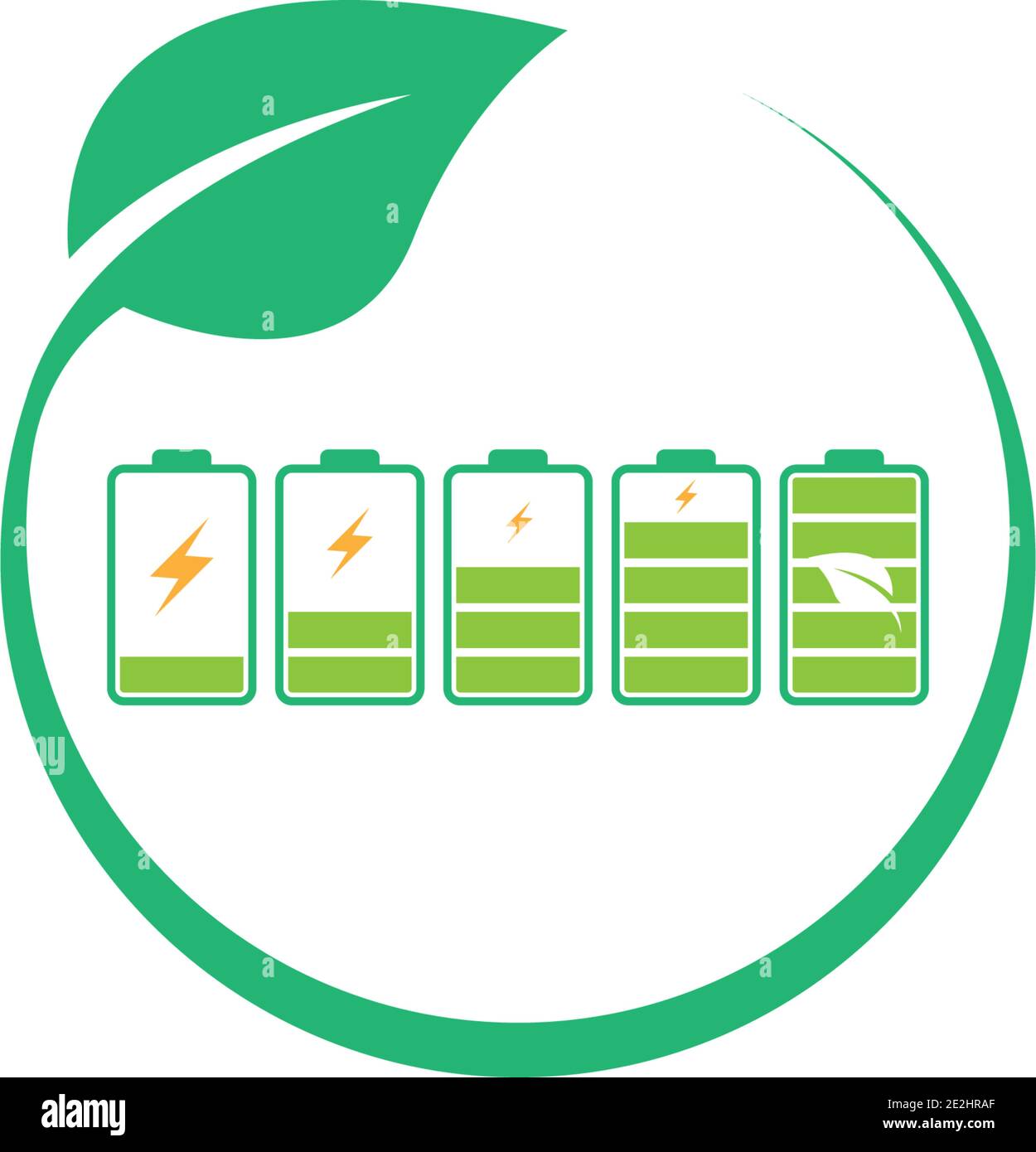 Battery logo icon design template vector illustration Stock Vector