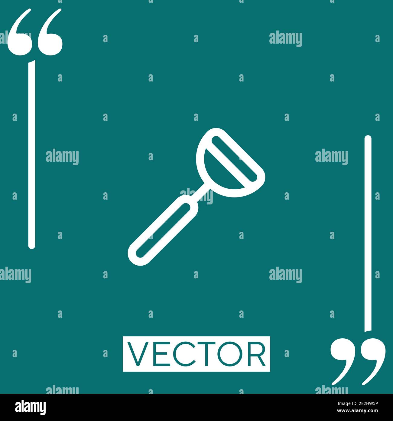 peeler vector icon Linear icon. Editable stroke line Stock Vector