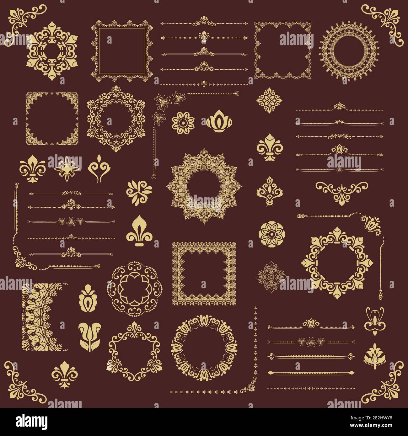 Vintage Set of Patterns Stock Vector