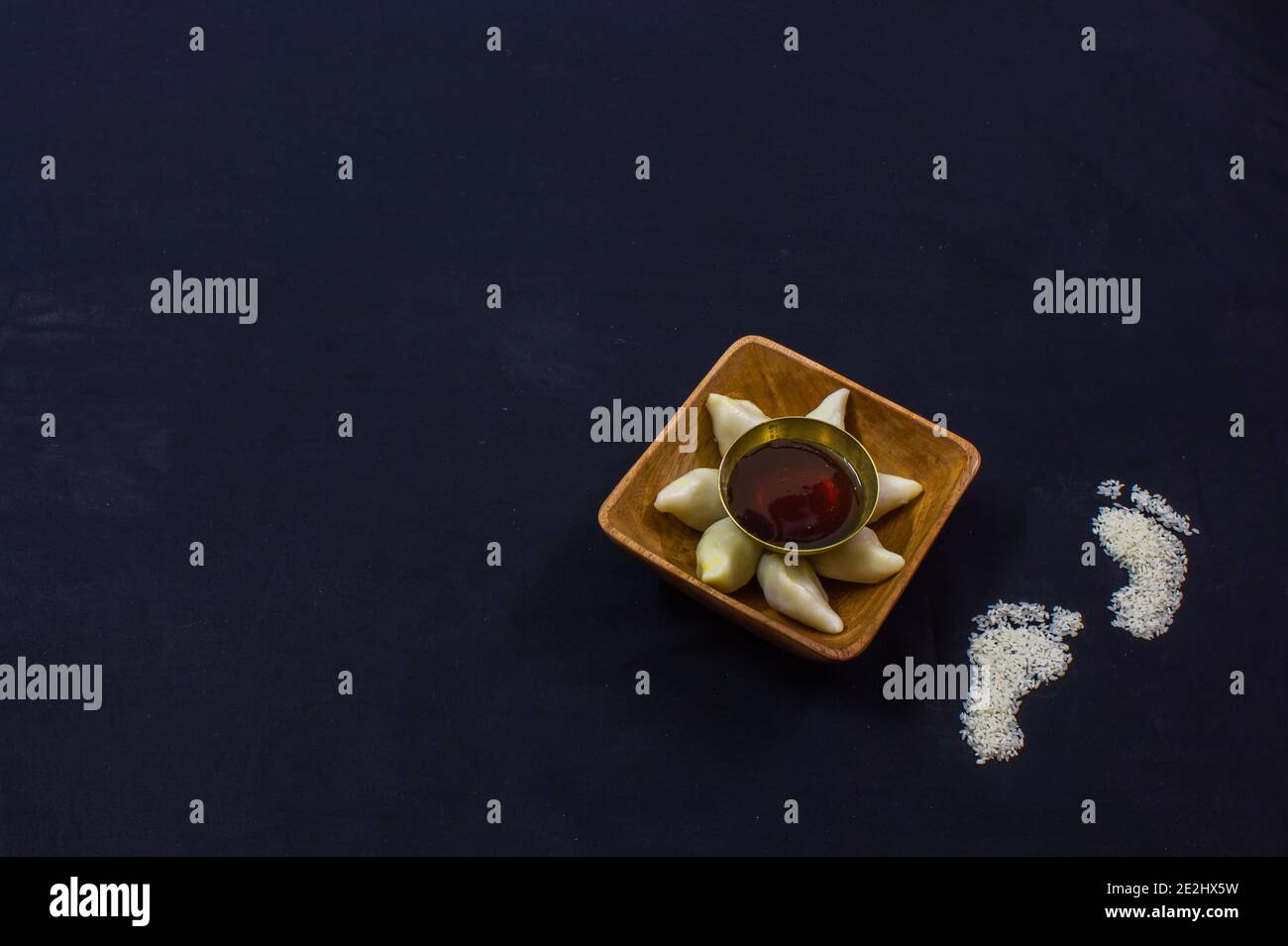 delicious bengali rice flour coconut dumpling served during bengali