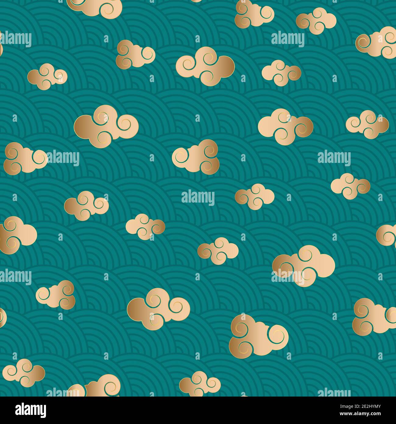 Abstract Chinese Seamless Pattern Background. Vector Illustration Stock ...