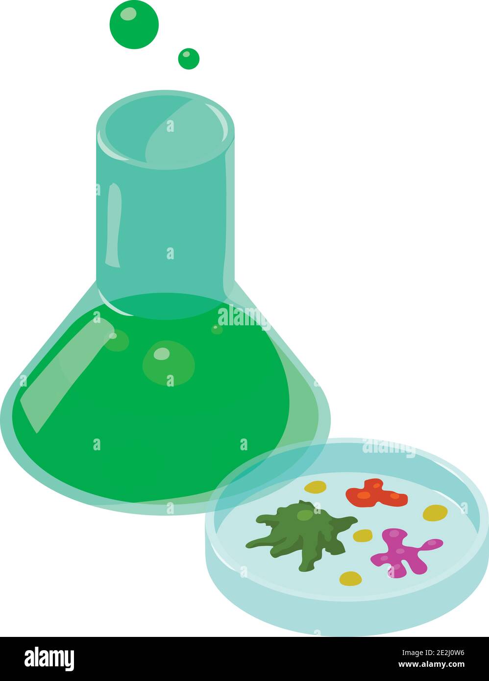 Microbiological analysis icon. Isometric illustration of microbiological analysis vector icon for web Stock Vector