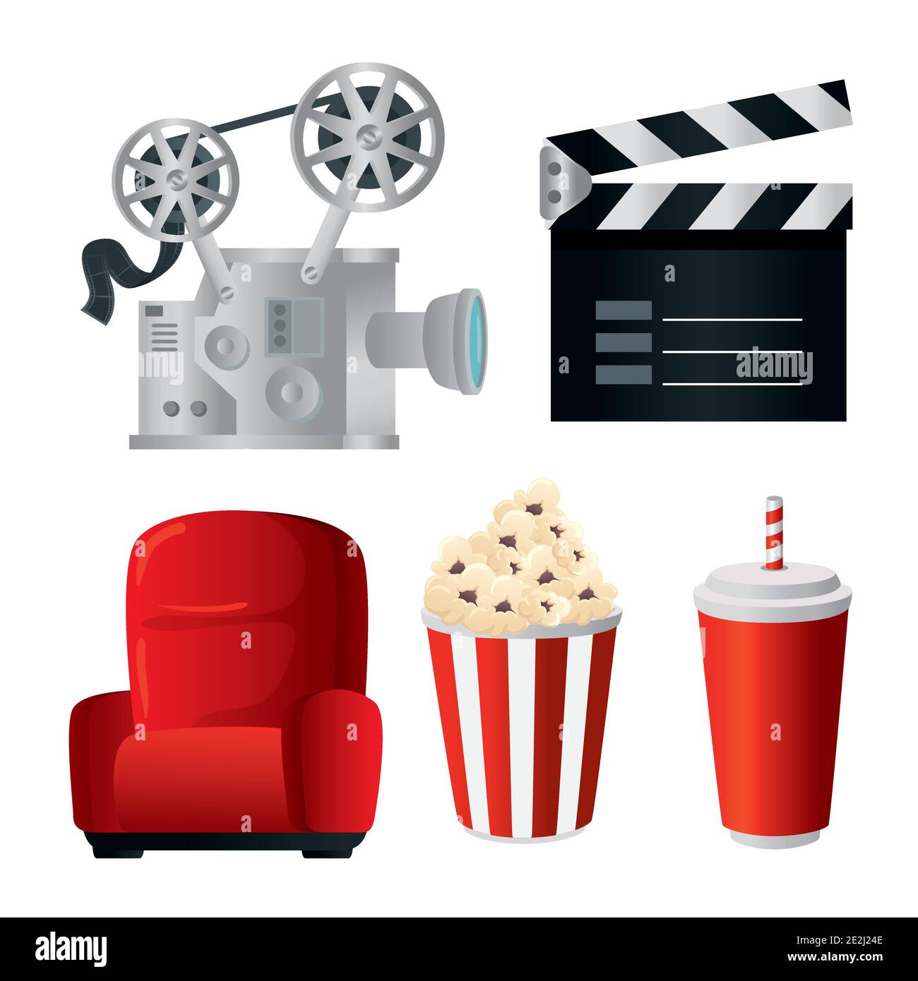 Cinema icon set vector design Stock Vector Image & Art - Alamy