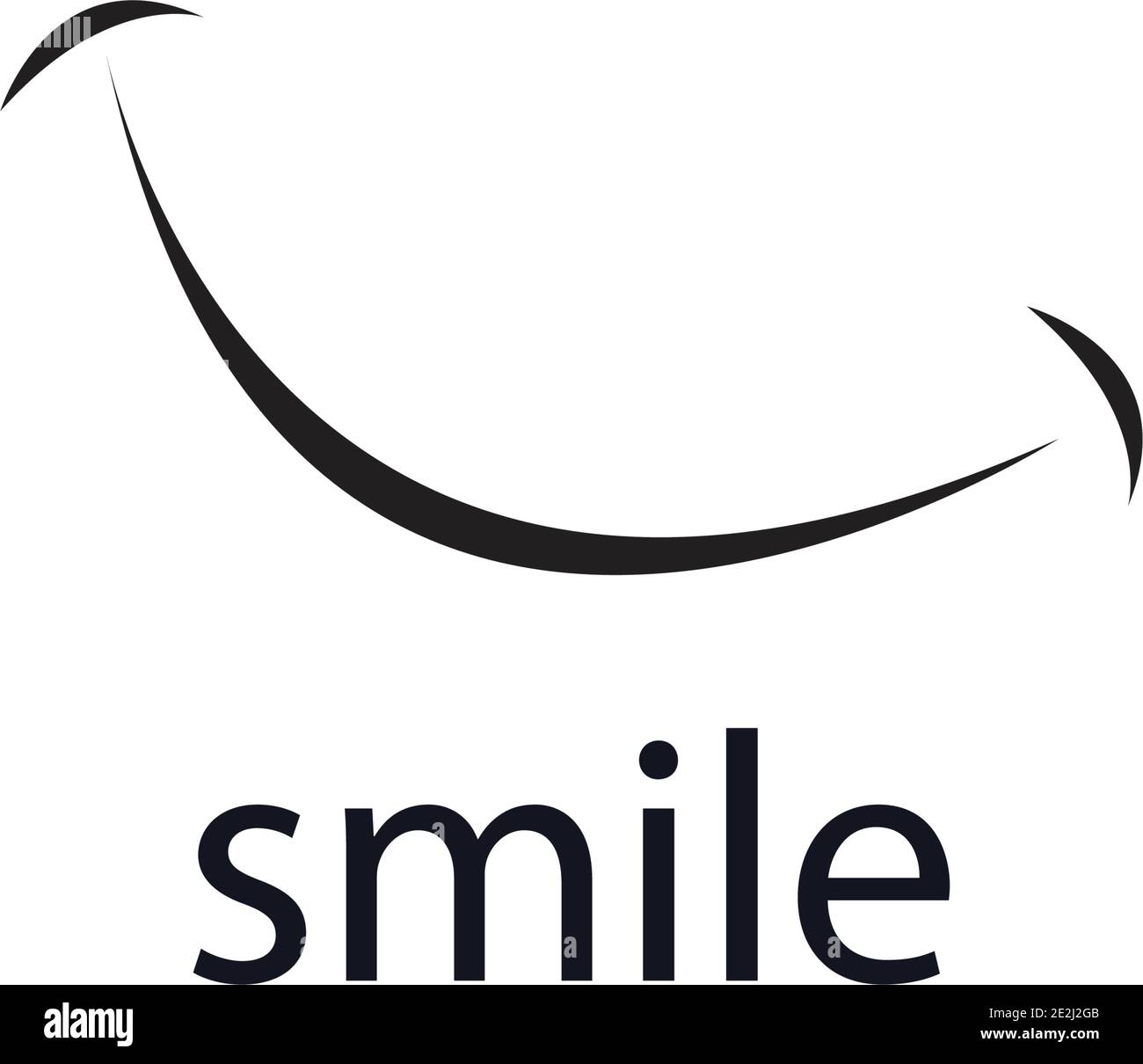 smile logo vector icon illustration design template Stock Vector