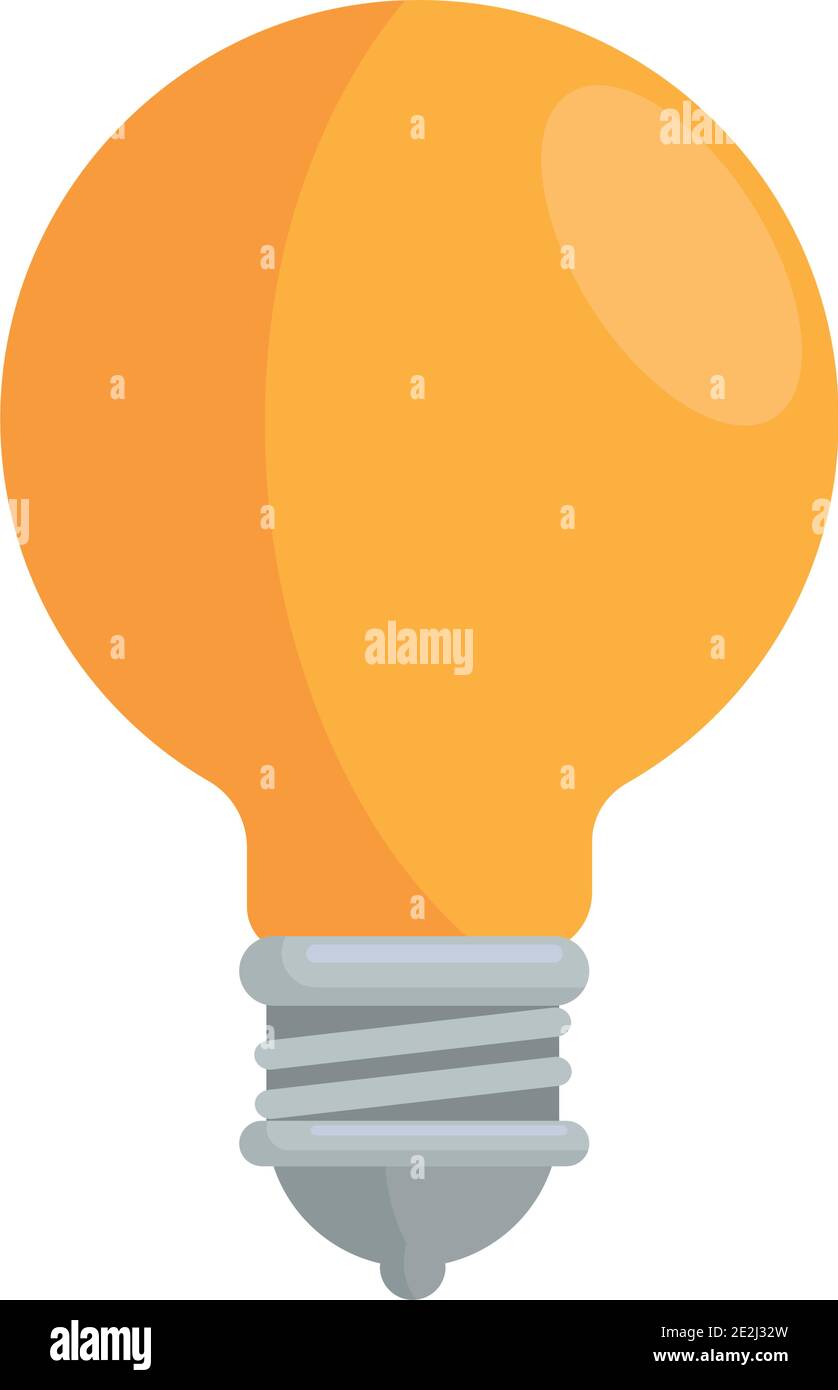 bulb light energy device icon Stock Vector Image & Art - Alamy