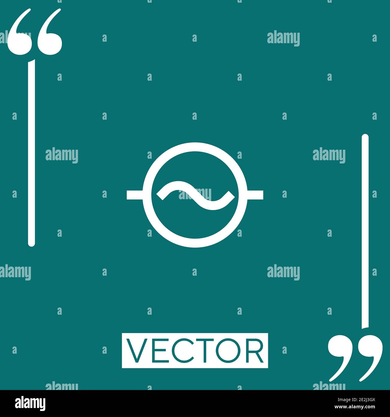 supply vector icon Linear icon. Editable stroke line Stock Vector