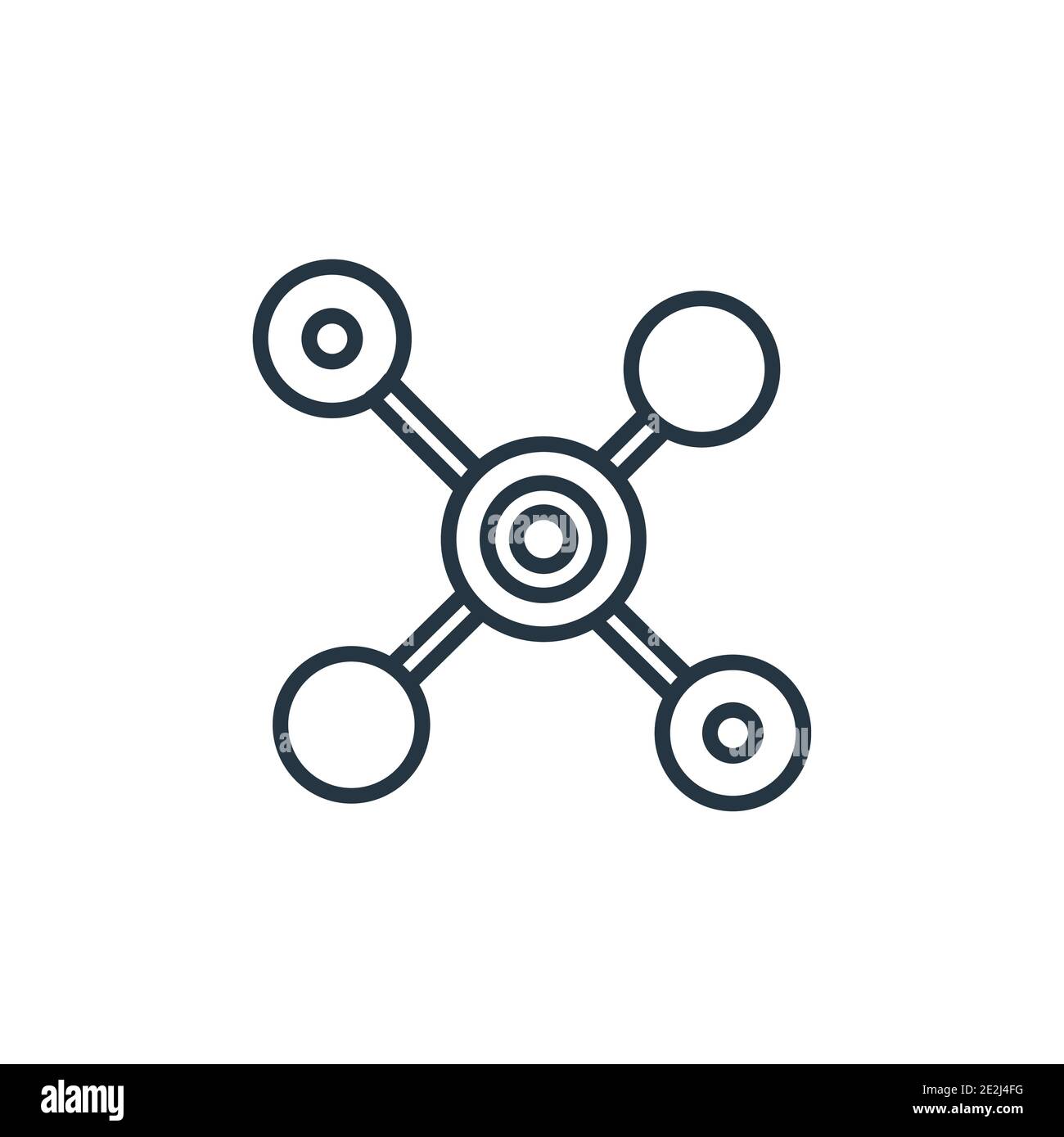 Advertising networks outline vector icon. Thin line black advertising ...