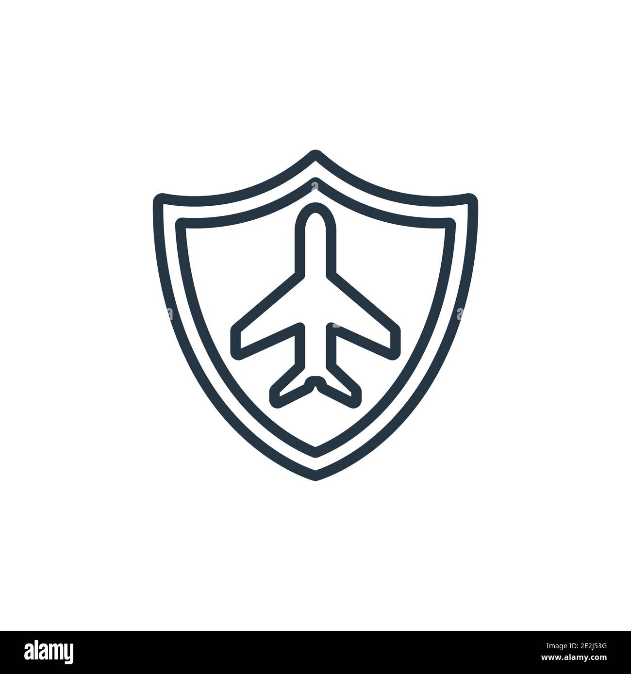 Air Travel Insurance Outline Vector Icon Thin Line Black Air Travel Insurance Icon Flat Vector Simple Element Illustration From Editable Insurance C Stock Vector Image Art Alamy